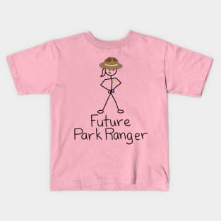 Future Park Ranger girl Kids T-Shirt